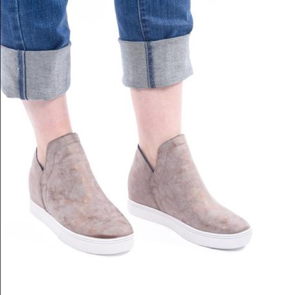 corkys wedge sneakers